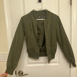 Green Bomber Jacket